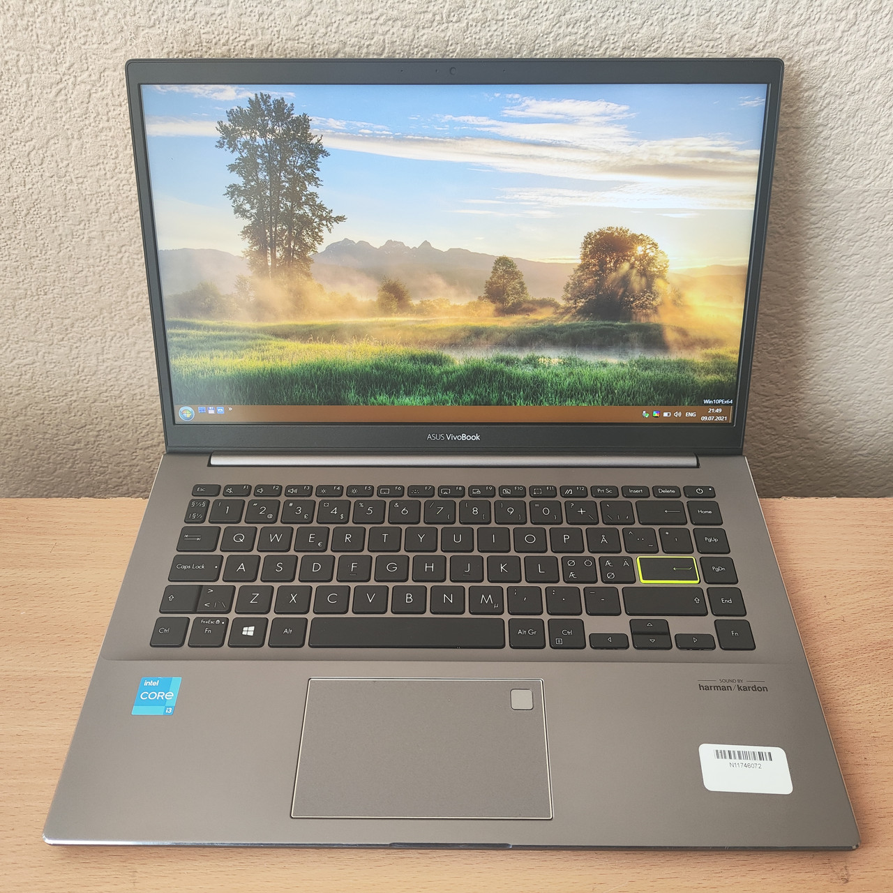 Ноутбук Asus VivoBook S433E 14" FHD/IPS i3-1115G4 /8 GB DDR4/SSD 256 Gb/Intel Iris Xe Graphics G4/ WebCam