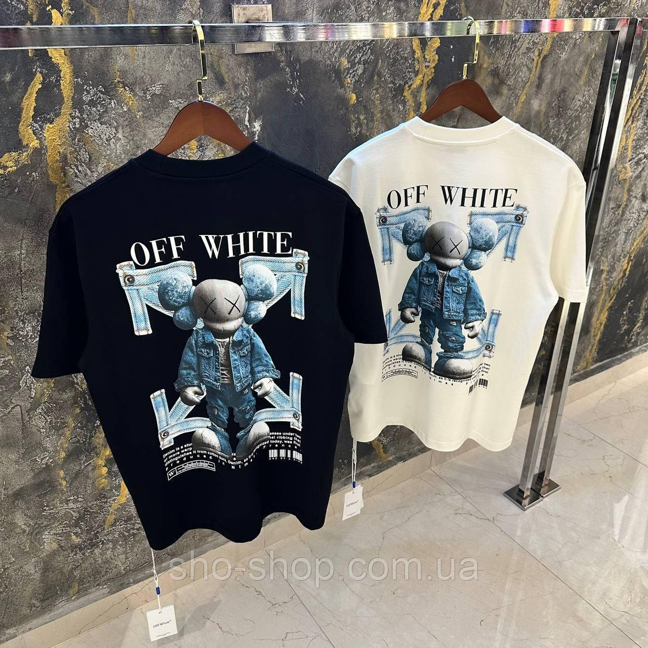 Чоловича футболка Off-White чоловіча футболка Футболка Off White LUX TShOFFn012 Туреччина, фото 1