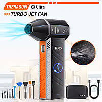 Портативний турбовентилятор THERAGUN X3Ultra Turbo Jet Fan 180 000 RPM Black/Orange