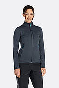 Жіноча флісова кофта Rab Graviton Jacket Wmns, Beluga, 10 (QFF-58-BEL-10)