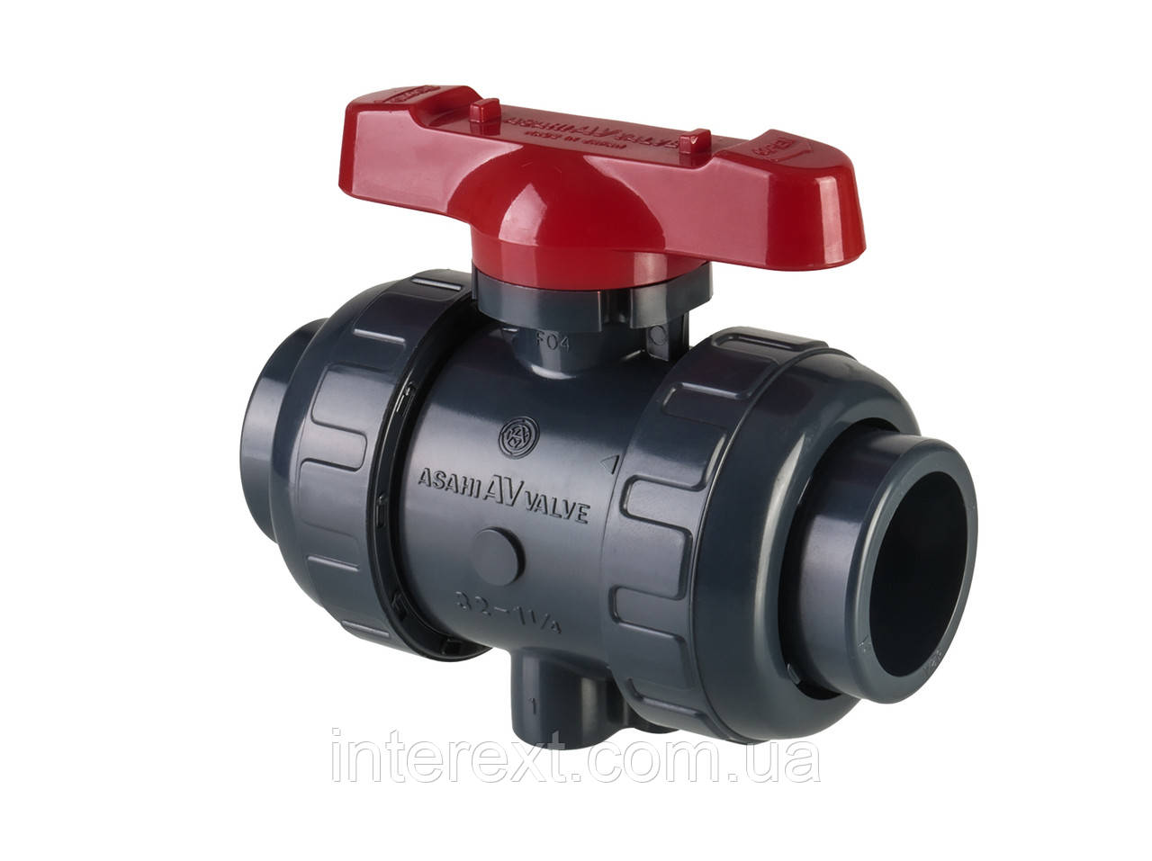 Кран кульовий хімостійкий ASAHI тип 21