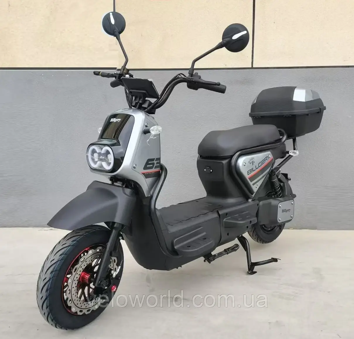 Електричний мопед Corso Billgery двигун 1000W, акумулятор 72V/20Ah, у коробці