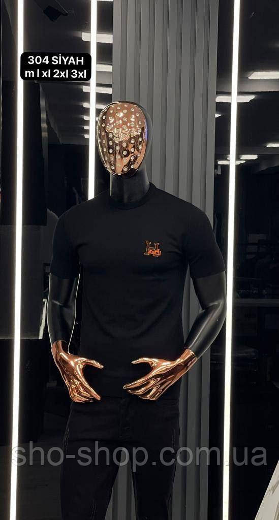 Чоловича футболка HERMES чоловіча футболка Футболка Hermes TShHn007 Туреччина, фото 1