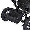 Велосипед дитячий триколісний Turbo Trike MT 1006 (чорний колір), фото 9
