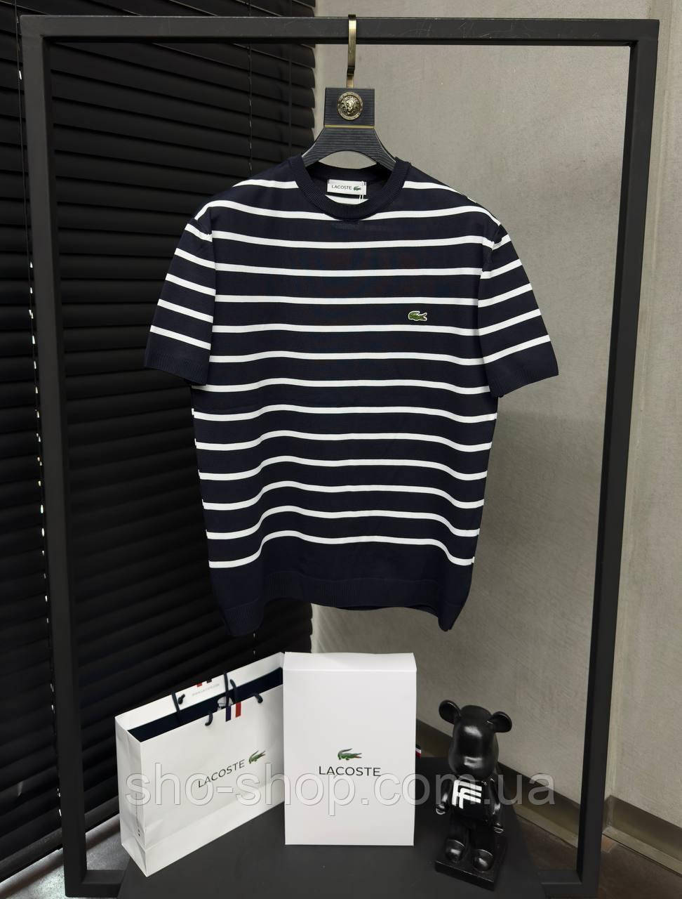Чоловича футболка Lacoste чоловіча футболка Футболка морячка TShLCTn002 Туреччина, фото 1