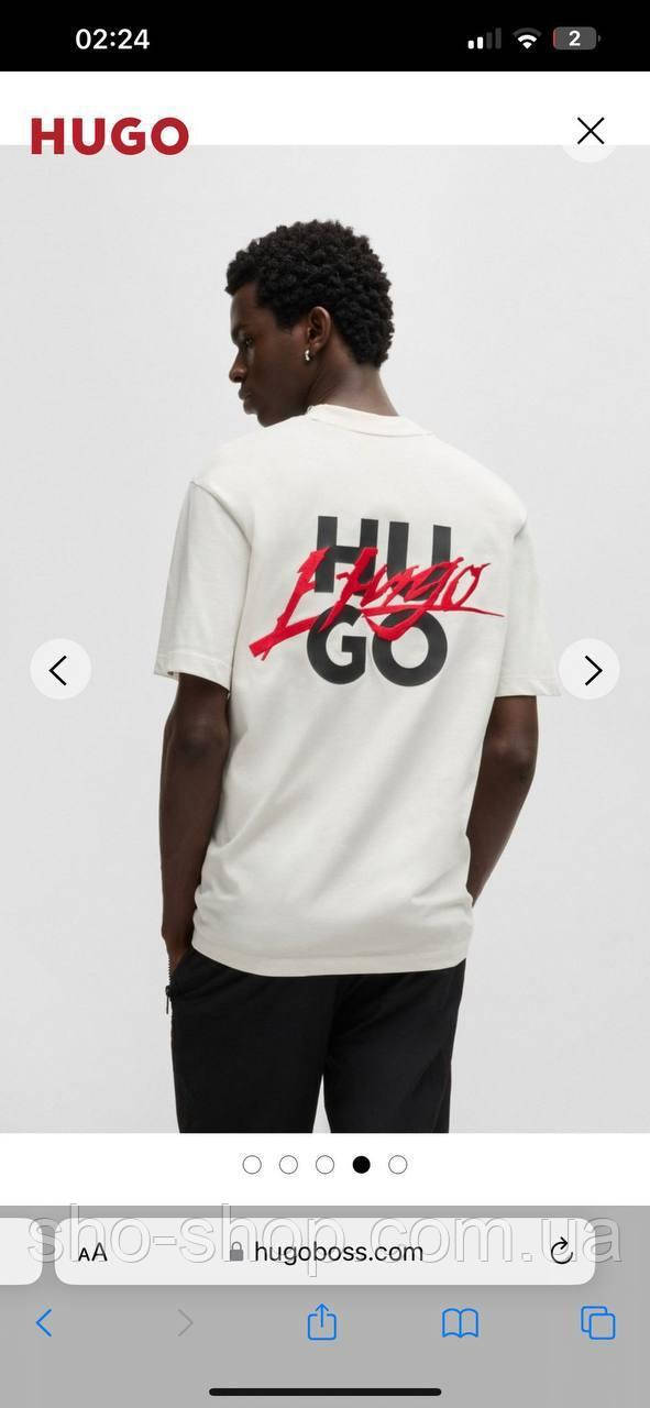 Чоловича футболка Hugo Boss чоловіча футболка Футболка Hugo BOSS TShHBn053 Туреччина, фото 1