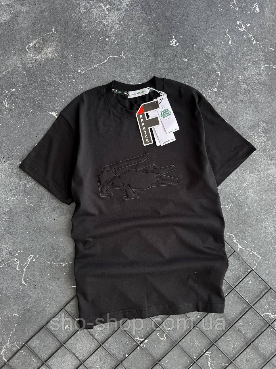 Чоловіча футболка Lacoste мужская футболка Чоловіча футболка Турция, фото 1