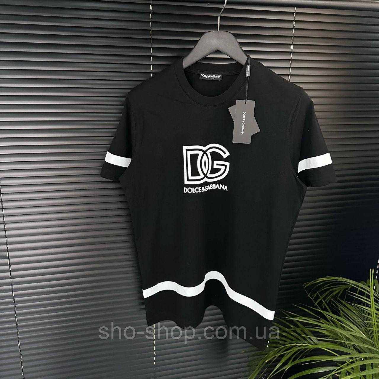 Чоловича футболка Dolce&Gabbana чоловіча футболка Футболка DOLCE GABBANA TShDGn027 Туреччина, фото 1