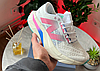 Кросівки жіночі  New Balance Elite V4 White Pink Взуття Нью Беланс білі з рожевим легкі текстиль літо, фото 4