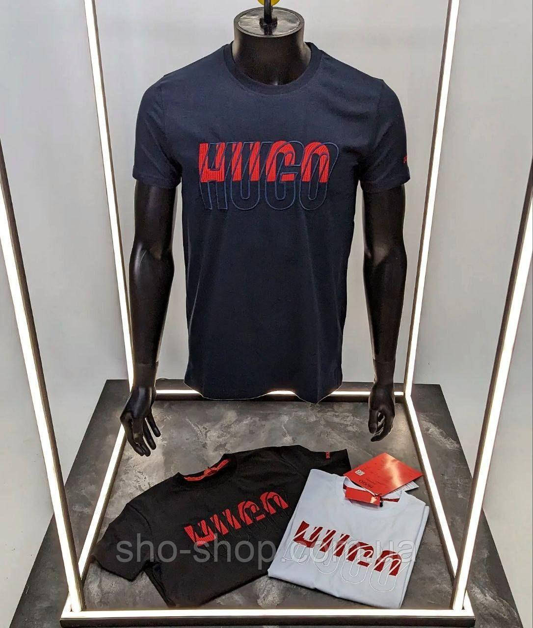 Чоловича футболка Hugo Boss чоловіча футболка Футболка HUGO Boss TShHBn003 Туреччина, фото 1