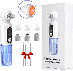 HydraFacial Pore Vacuum Blackhead Remover з циркуляцією гарячої компресійної води, 6 всмоктувальними головками