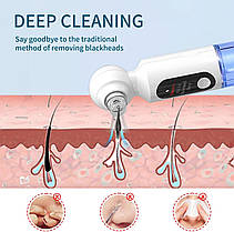 HydraFacial Pore Vacuum Blackhead Remover з циркуляцією гарячої компресійної води, 6 всмоктувальними головками, фото 4