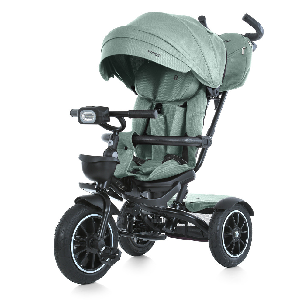 Дитячий триколісний велосипед El Camino MODENA ME 1193 Cloud Blue з поворотним сидінням, фото 1