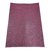 Фоаміран самоклеючий з гліттером 20*30см. світло Рожевий арт 8669