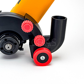 Насадка-пиловідвід для КШМ 125мм. Пиловідвід на болгарку