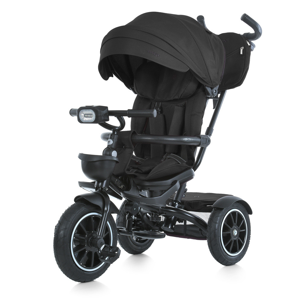 Дитячий триколісний велосипед El Camino MODENA ME 1193 Black з поворотним сидінням, фото 1