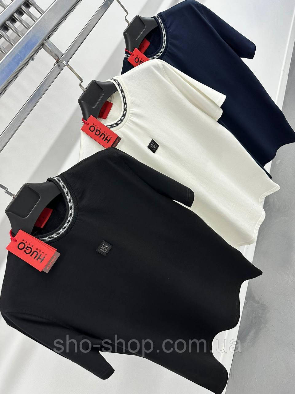 Чоловича футболка Hugo Boss чоловіча футболка Футболка HUGO BOSS TShHBn034 Туреччина, фото 1