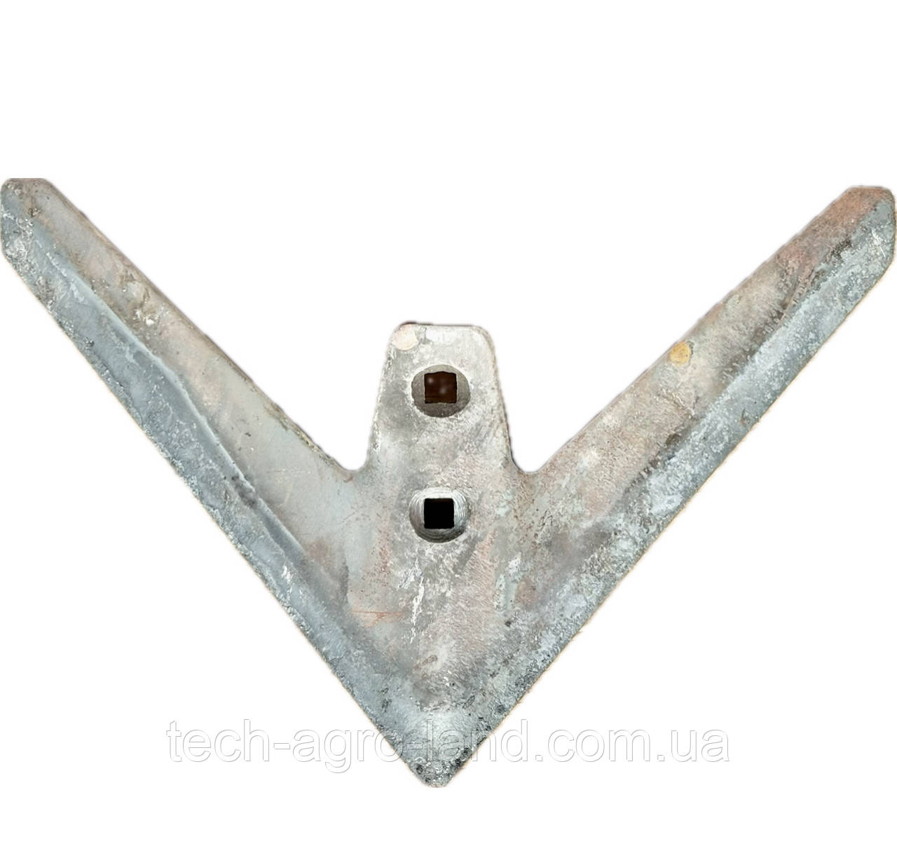 Лапа культиватора КПС 330 мм наплічник зірмайтом сталь-65