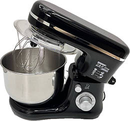 Міксер тістоміс 3500Вт 3в1 на 5л кухонний міксер з металевою чашею Zepline ZP-9832 чорний