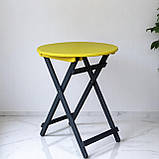 Круглий Розкладний Стіл Для Вуличних Кафе власне виробництво Дерево 75в*60д, фото 2