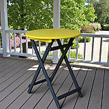 Круглий Розкладний Стіл Для Вуличних Кафе власне виробництво Дерево 75в*60д, фото 4