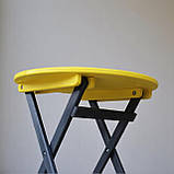 Круглий Розкладний Стіл Для Вуличних Кафе власне виробництво Дерево 75в*60д, фото 5