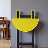 Круглий Розкладний Стіл Для Вуличних Кафе власне виробництво Дерево 75в*60д, фото 6