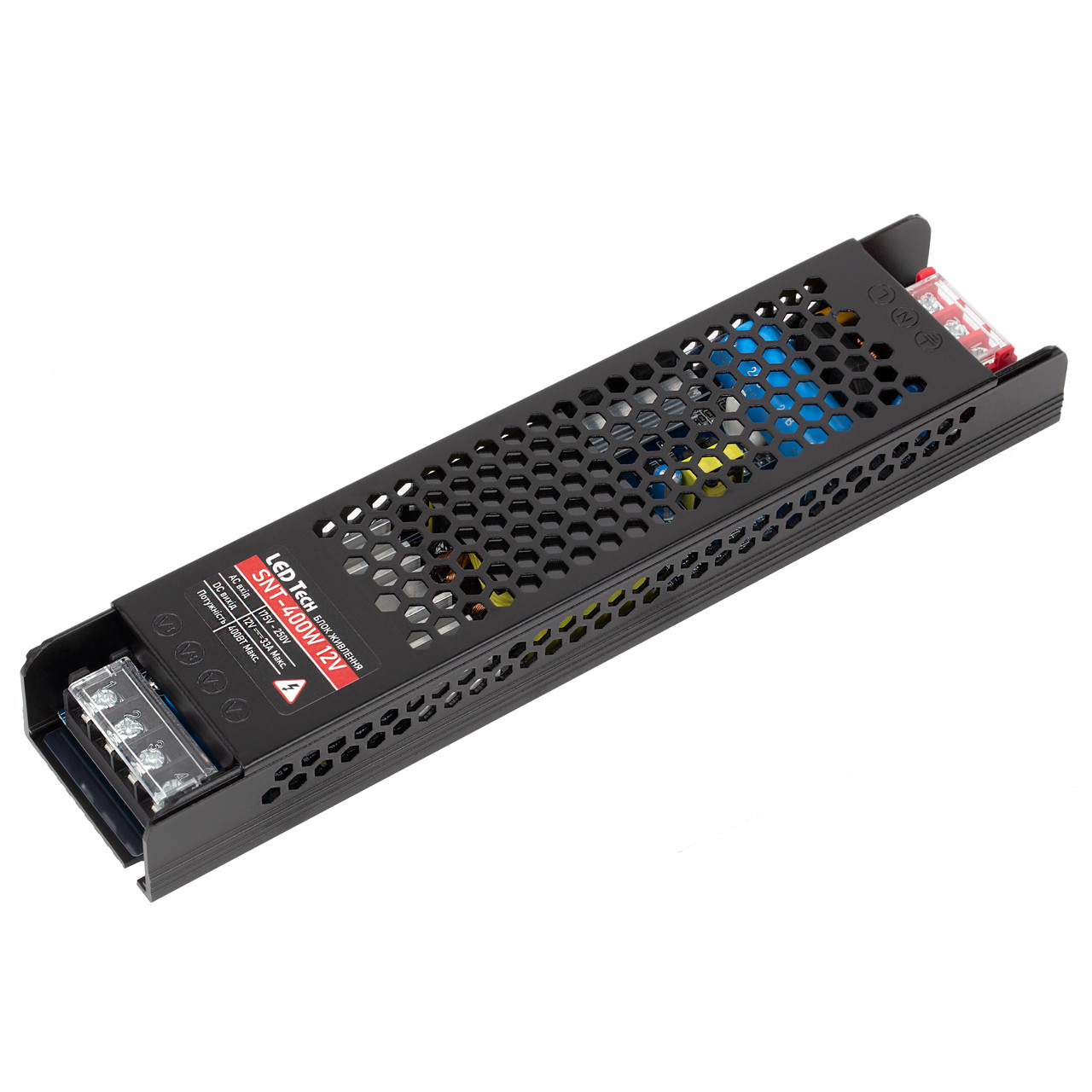 Блок живлення LEDTech 12v 33а 400 Вт. Преміальна тонка серія "SNT". Гарантія 2 роки