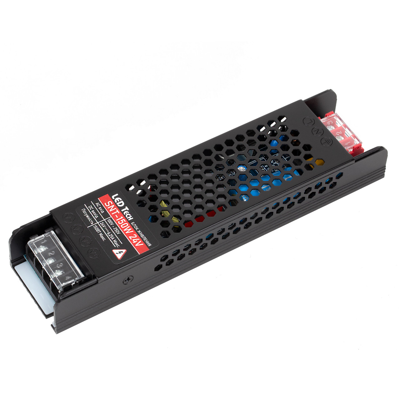 Блок живлення LEDTech 24v 6,5а 150 Вт. Преміальна тонка серія "SNT". Гарантія 2 роки