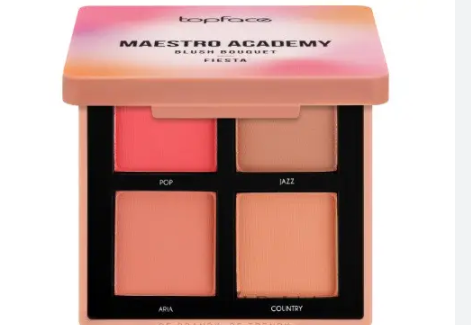 TopFace Набор румян Maestro 4-цветные 002, фото 1