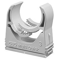 Трубний затискач Multi-Quick 25-28 LGR, OBO Bettermann, кріплення гладкостінної та гофрованої труби 2153130