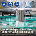 Кліматичний комплекс Philips Air Очищувач та зволожувач повітря 2 в 1 AC3420/10, фото 8