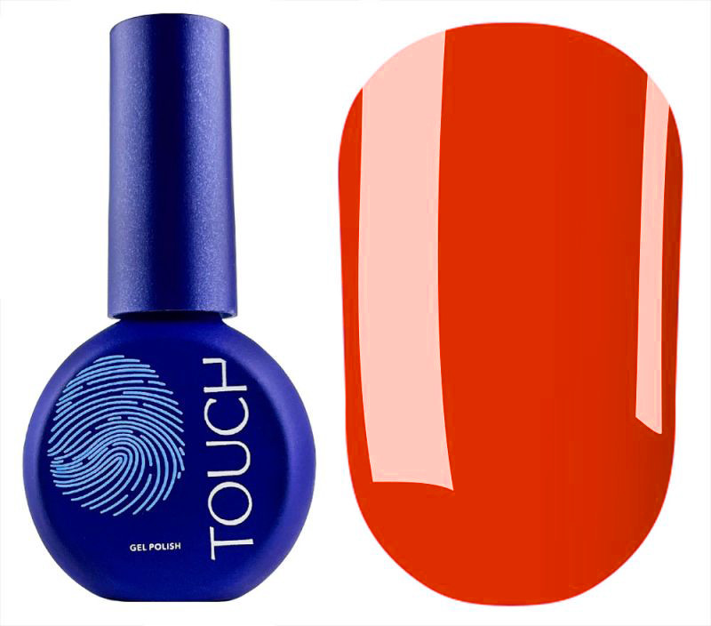 Однофазний гель-лак Touch Solo Gel Polish №14, 9 мл (морквяний)