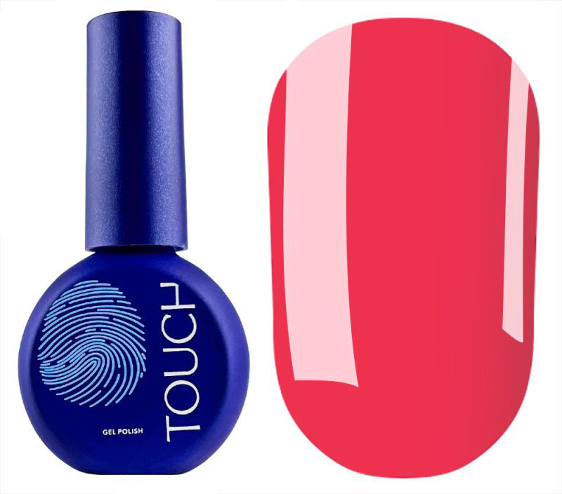 Однофазний гель-лак Touch Solo Gel Polish №15, 9 мл (яскраво-рожевий)