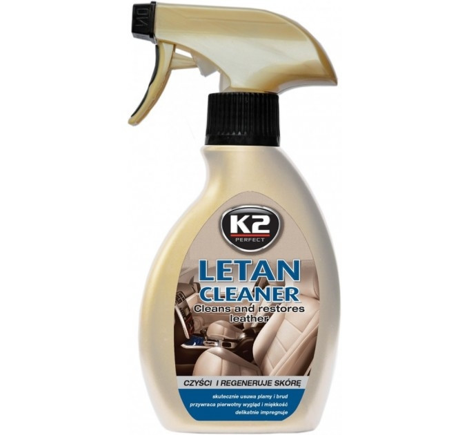Очищувач шкіри авто та меблів K2 Letan Cleaner, 250 мл