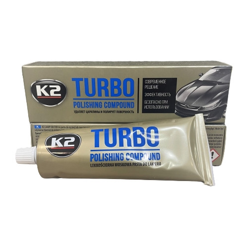 Воскова поліроль K2 TURBO для кузова авто, 120 мл