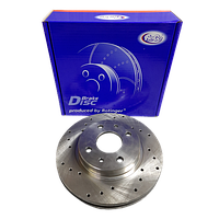 Гальмівний диск ВАЗ 2110, Богдан, двіг. 1.5, 8 клап., r13,  239mm, передній з перфораціей