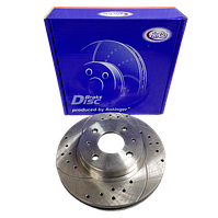 Гальмівний диск  ВАЗ 2110, Богдан, двіг. 1.5, 8 клап., r13, d 239mm, передній з перфорацією і