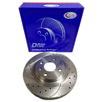 Гальмівний диск ВАЗ 2110, 2111, 2112, 2170-2172 Пріора, 1117-1119 Калина, r14 радіус, d 260mm, з перфораціею