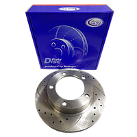 Гальмівний диск ВАЗ Ніва 2121 — 21213, 272x50мм, передній TUNING з перфорацією й насічками, не вентильований