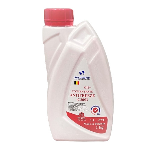 Концентрат Антифриза червоний, G12+, -80C, 1 кг, Solventis Бельгія