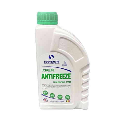 Антифриз зелений, 1 кг, G11+, -37C, Solventis Бельгія, аналог Hepu