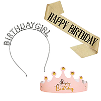 Корони, обручи та стрічки