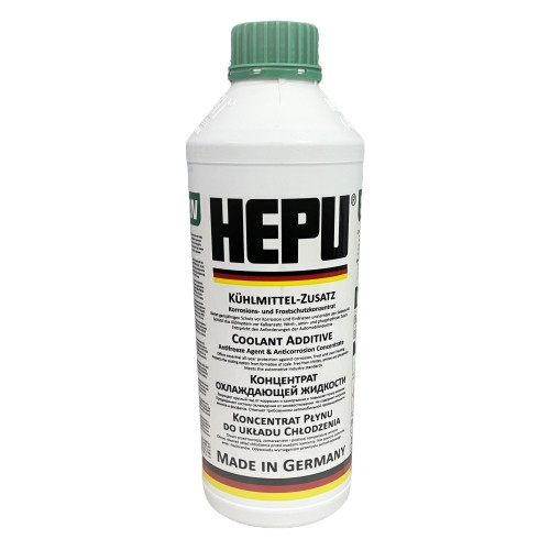 Концентрат Антифриза зелений HEPU G11 1.5 л., охолоджувальна рідина для автомобілів