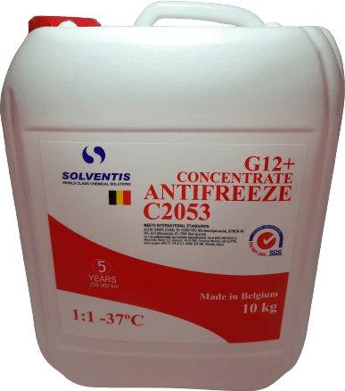 Концентрат Антифриза червоний, G12+, -80C, 10 кг, Solventis Бельгія