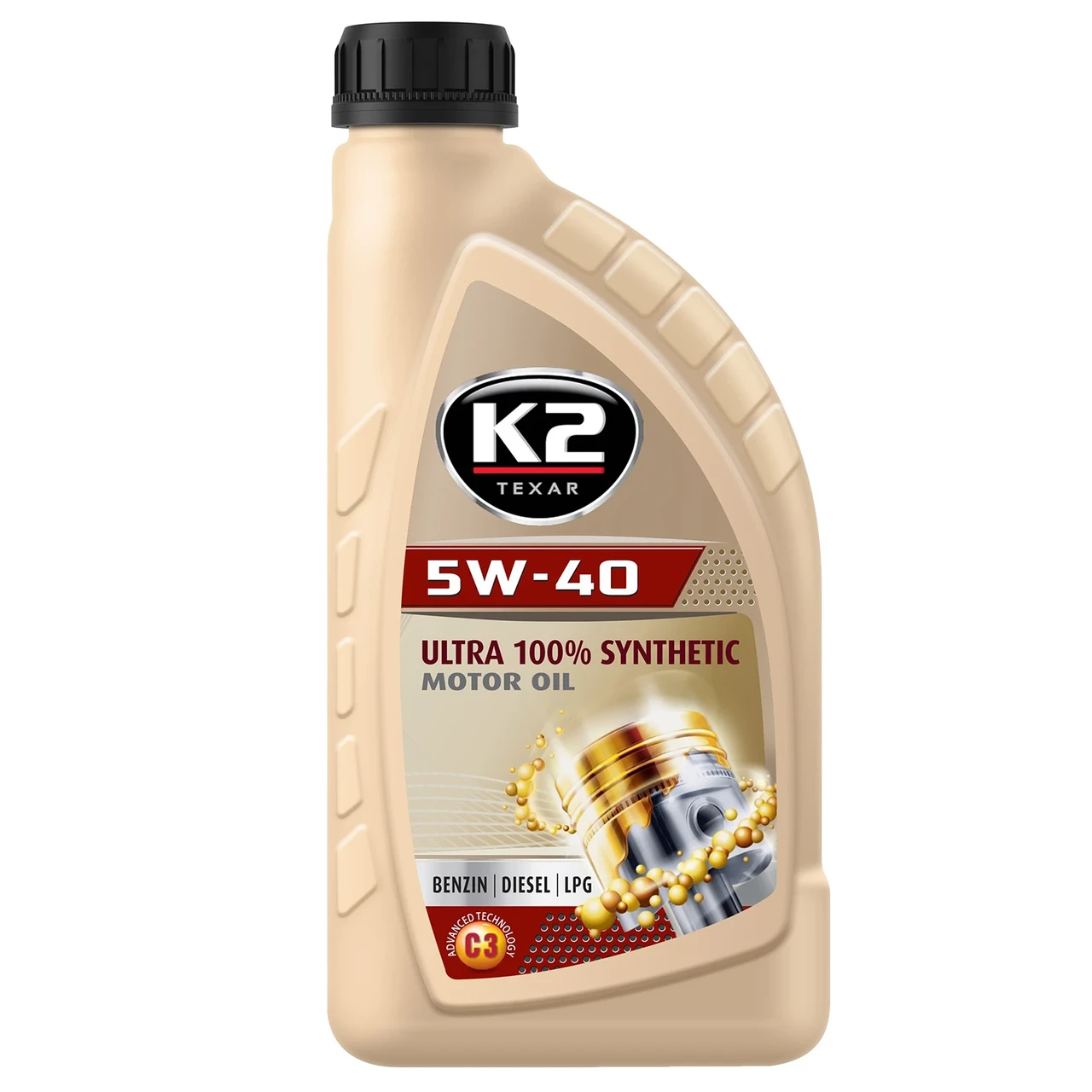Олива моторна K2 Synthetic Motor Oil XV-C3 5W-40 1л