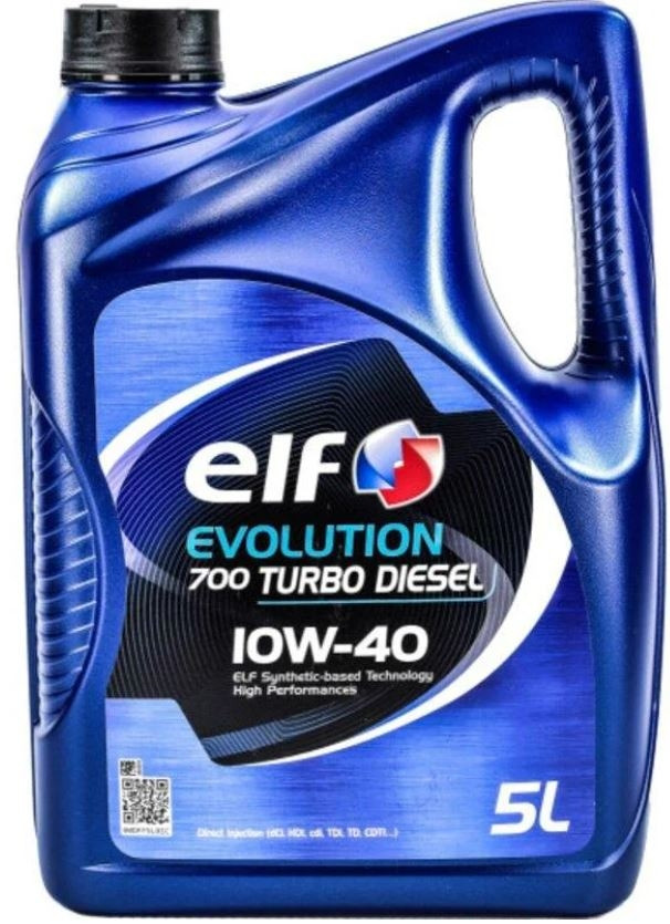 Олива моторна Elf 10W-40 Evolution 700 Turbo Diesel 5л/4,35кг SN/CF A3/B4