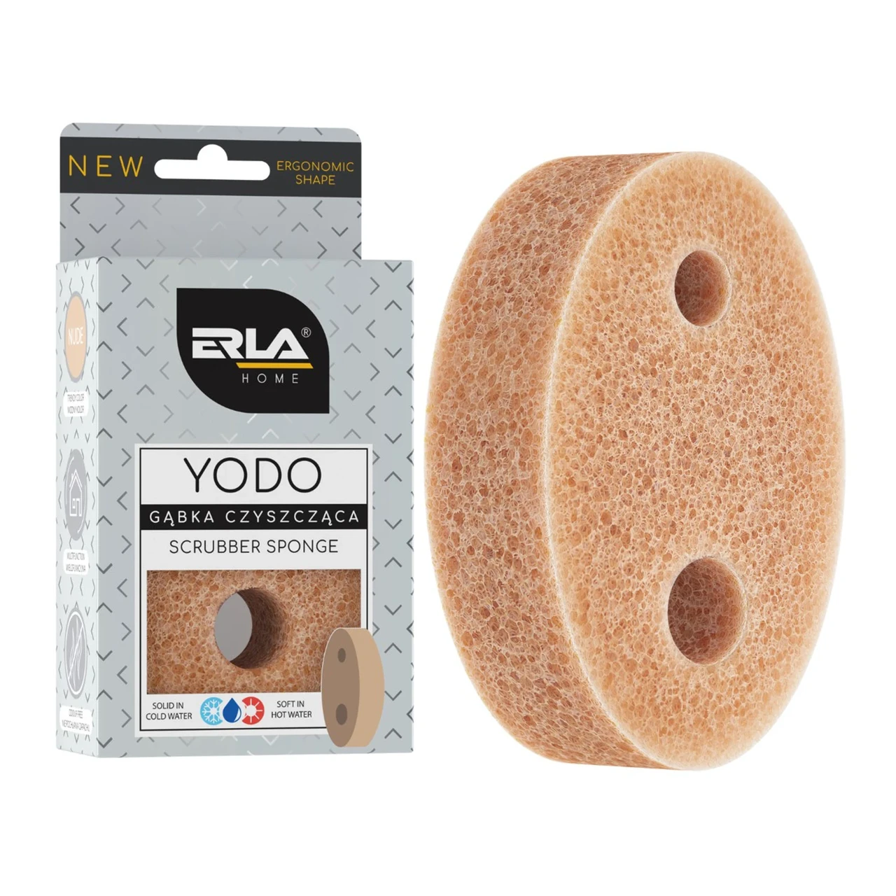 Губка для миття ERLA Yodo Scrubber Sponge