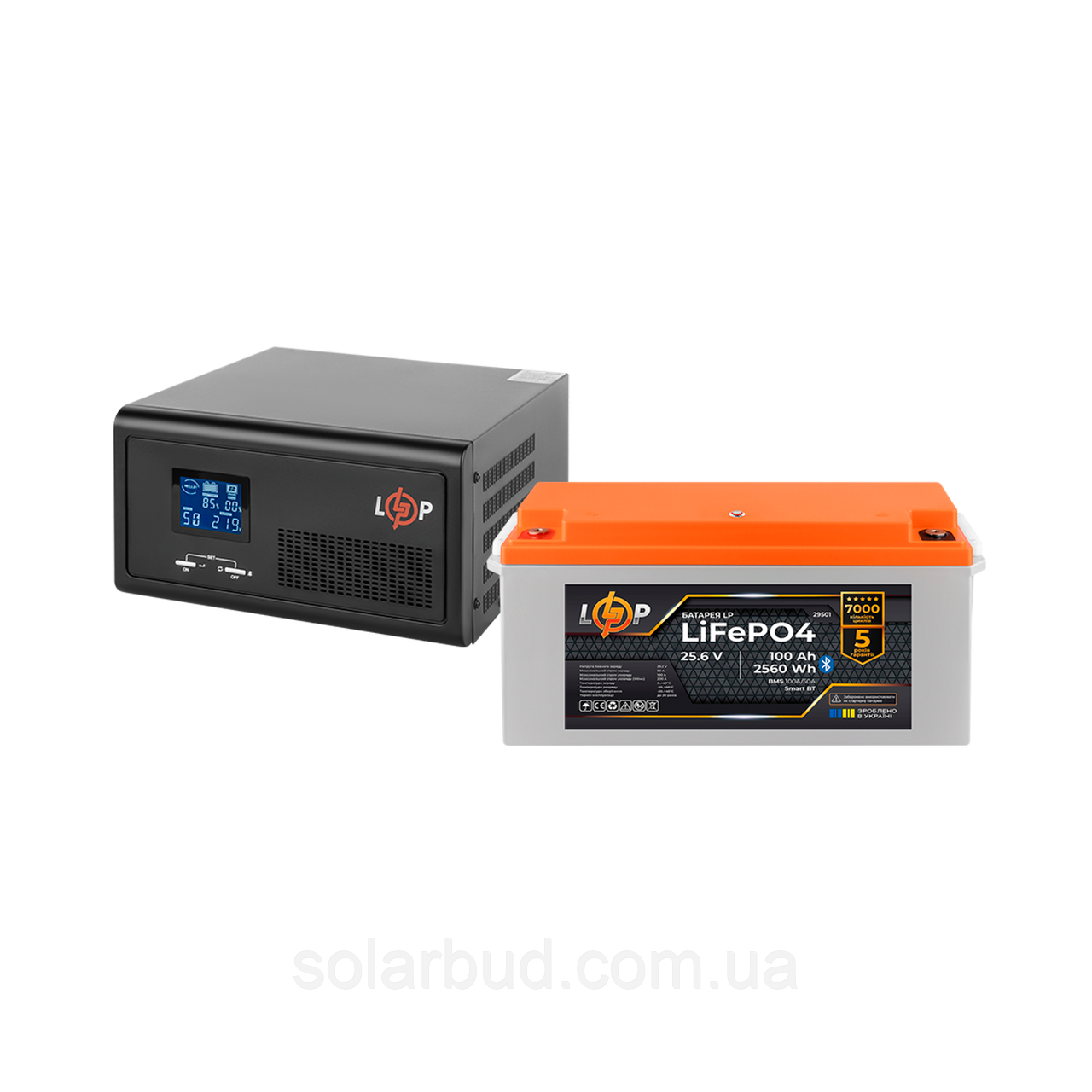 Комплект резервного живлення LP(LogicPower) ДБЖ + літієва (LiFePO4) батарея (UPS В2300 + АКБ LiFePO4 2560W)