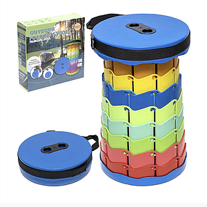 Стілець розкладний телескопічний кольоровий (XH-36)